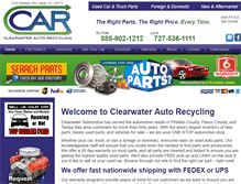 Tablet Screenshot of clearwaterautomotive.com